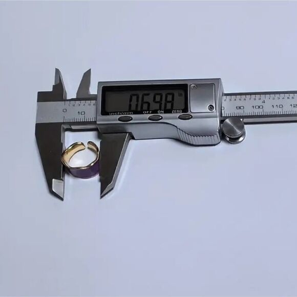 Adjustable Multicolor Enamel Ladies Rings - Picture 10 of 11